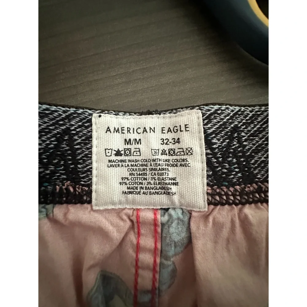 American‎ Eagle Men Boxer Shorts Lounge Medium Mushroom/Psilocybin-Themed Cotton